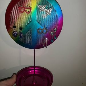 earrings + earring holder